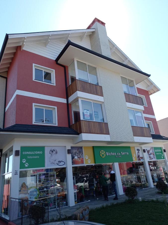 Gramado - Apartamento Aconchegante Com Lareira E Churrasqueira المظهر الخارجي الصورة